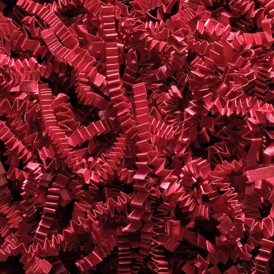 Red Crinkle Shred Paper
